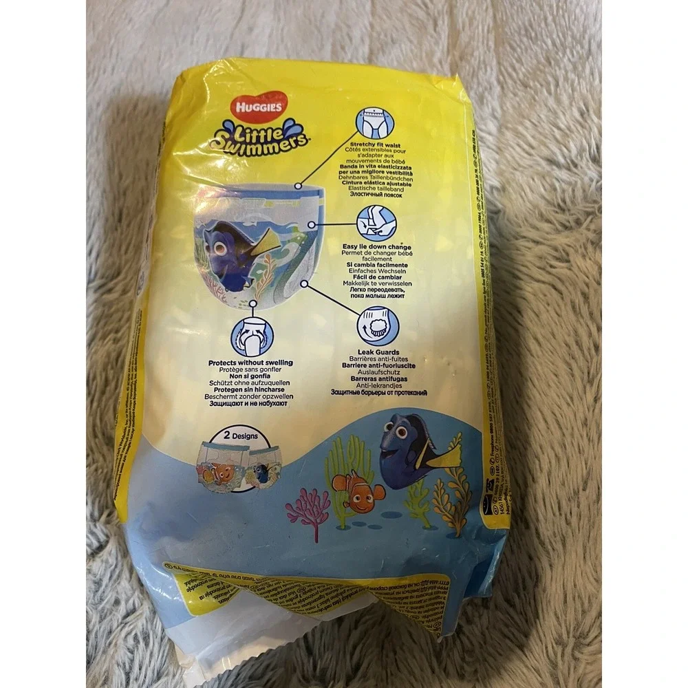 Huggies Little Swimmers Swim Nappies Disposable Diapers Size 2-3 (7-18lbs)